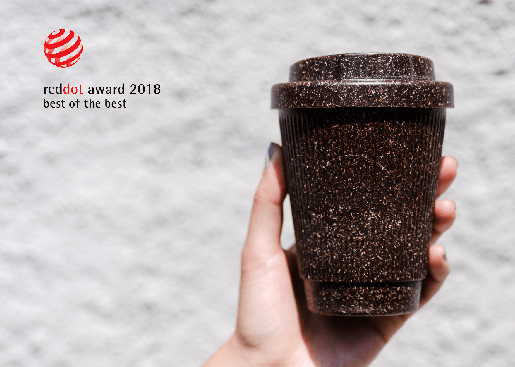 Coffee cup reddot award 2018